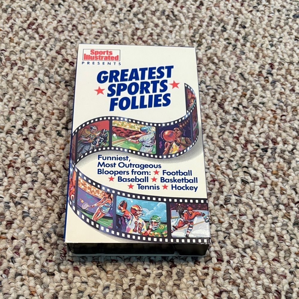 Sports Illustrated Greatest Sports Follies on VHS. 1989